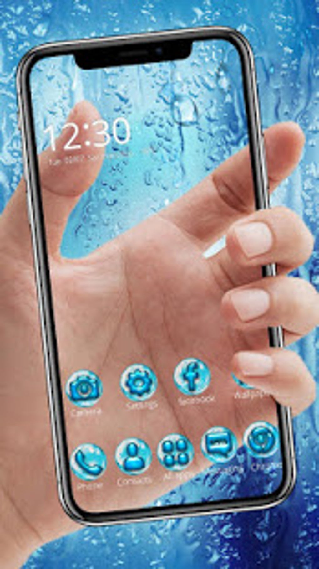 Water Drops Themes HD Wallpapers 3D icons for Android ..., best 3d hd wallpapers app for android